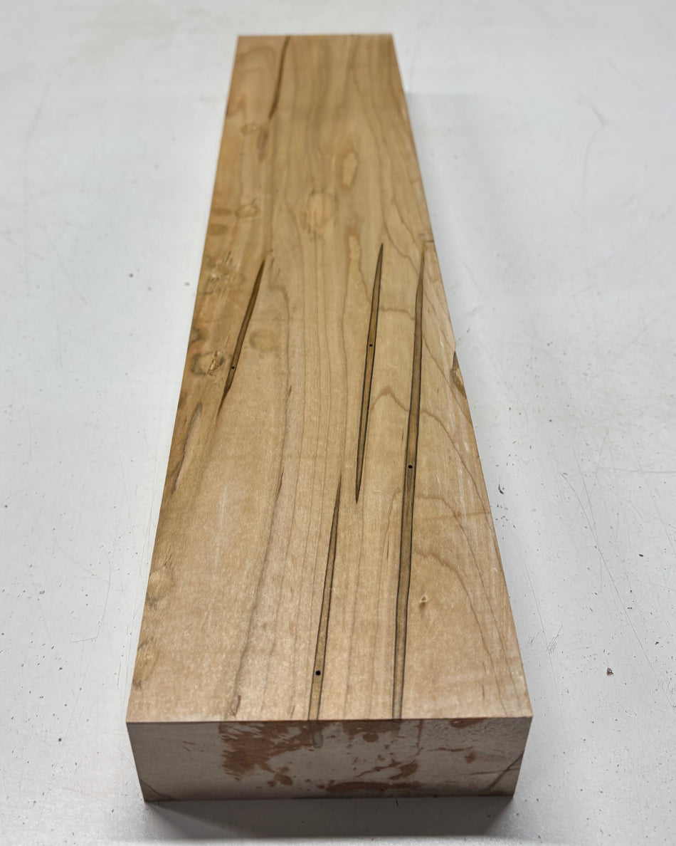 1 Piece, Ambrosia Maple Lumber Board Blank 24"x5"x2" #6804