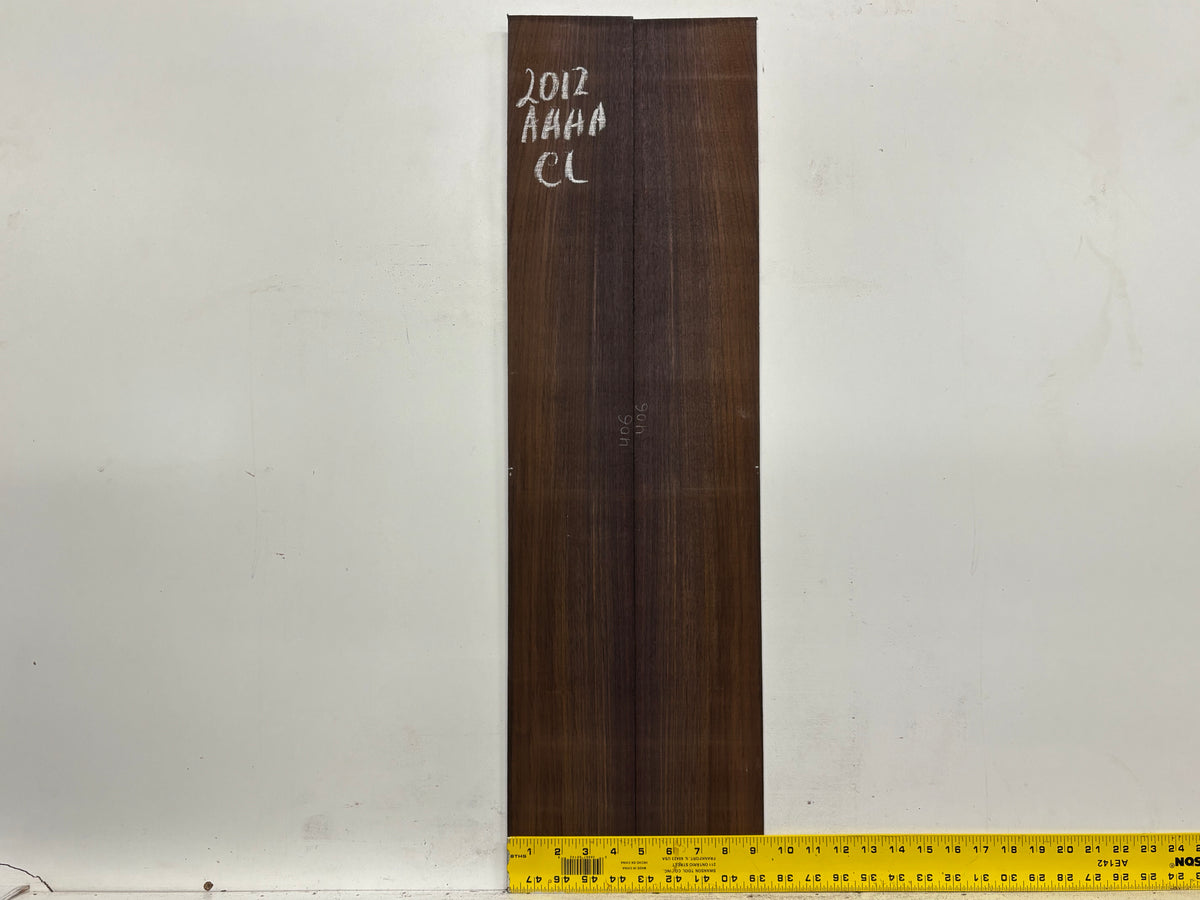 East Indian Rosewood Classical AAAA Grade Guitar Back & Side Set #2012 - Exotic Wood Zone
