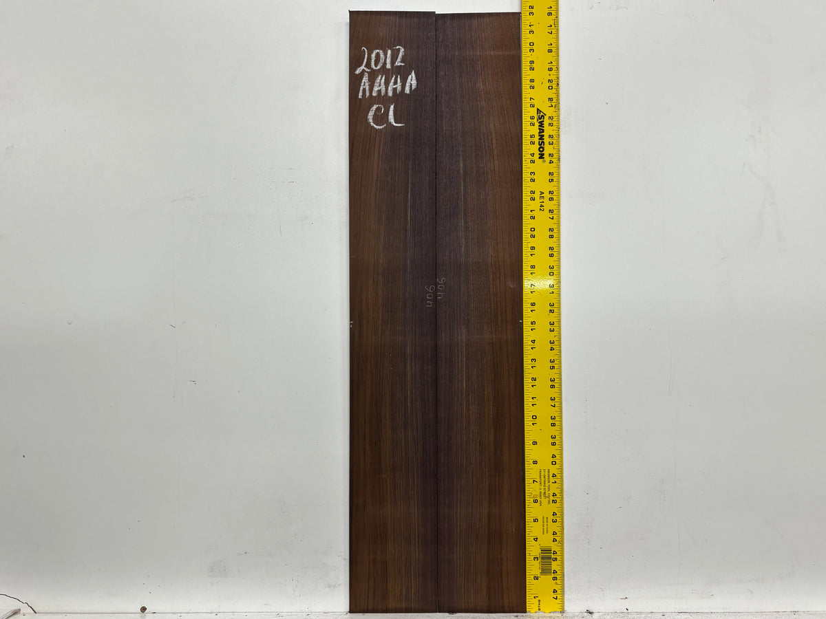 East Indian Rosewood Classical AAAA Grade Guitar Back & Side Set #2012 - Exotic Wood Zone