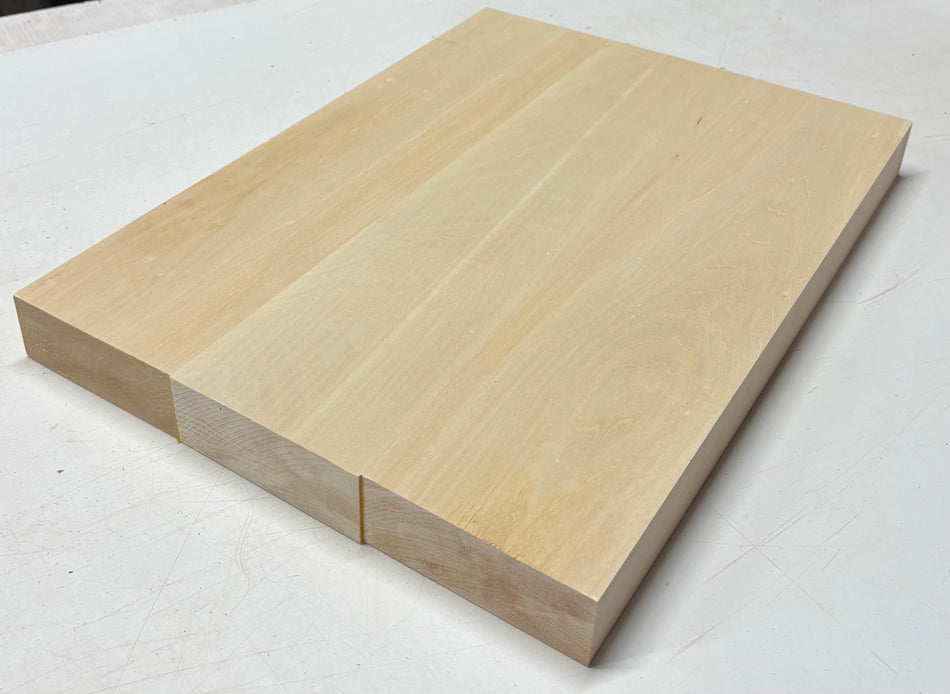Basswood Guitar Body Blank- 21" x 15" x 1-7/8" (3 Pieces-Glued) #511