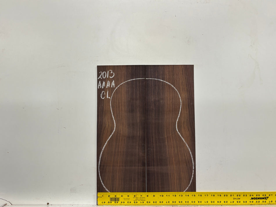 East Indian Rosewood Classical AAAA Grade Guitar Back & Side Set #2013 - Exotic Wood Zone