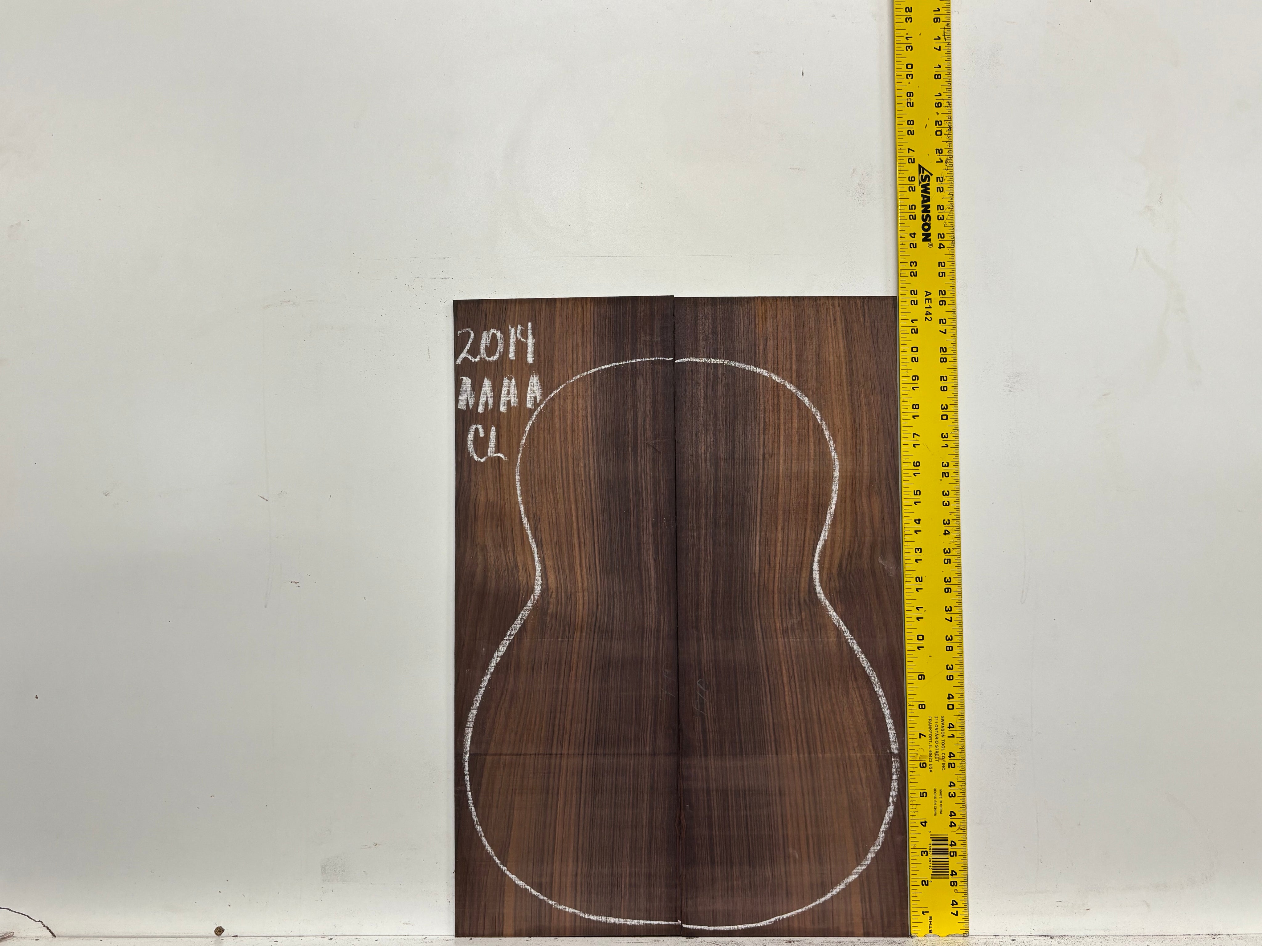 East Indian Rosewood Classical AAAA Grade Guitar Back & Side Set #2014 - Exotic Wood Zone