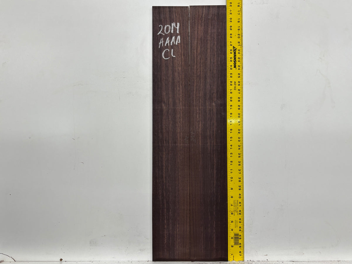 East Indian Rosewood Classical AAAA Grade Guitar Back & Side Set #2014 - Exotic Wood Zone