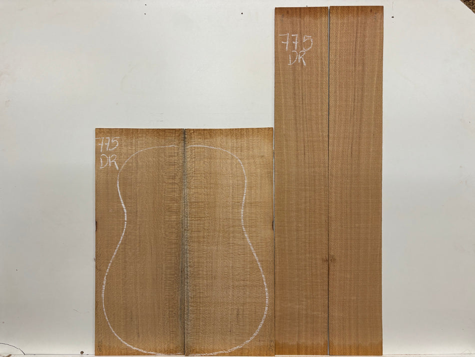 Lacewood Dreadnought Guitar Back & Side Set #775