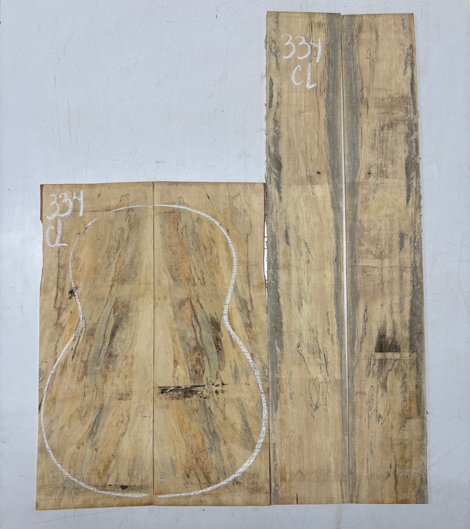 Juego de fondo y aros de guitarra de grado AAAA Dreadnought de palisandro de la India Oriental #61 