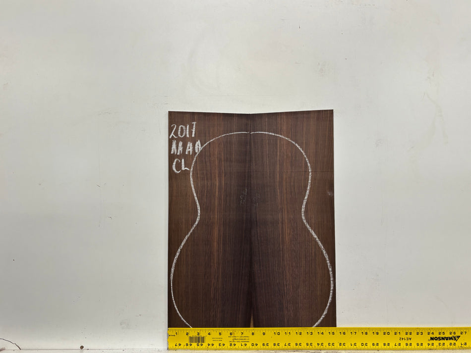 East Indian Rosewood Classical AAAA Grade Guitar Back & Side Set #2017 - Exotic Wood Zone