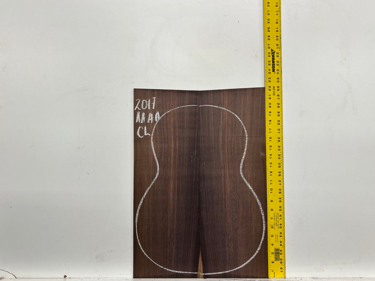 East Indian Rosewood Classical AAAA Grade Guitar Back & Side Set #2017 - Exotic Wood Zone