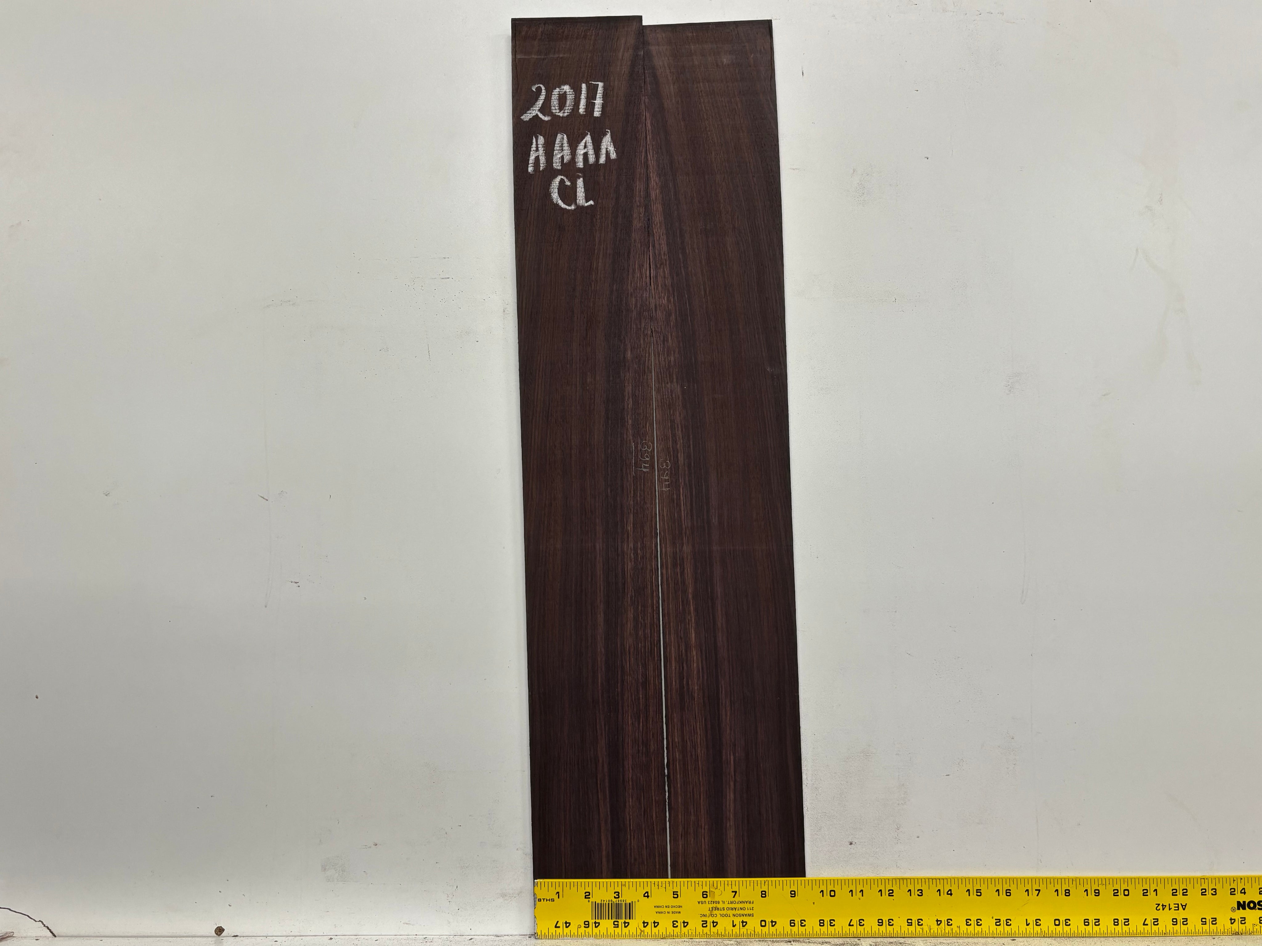 East Indian Rosewood Classical AAAA Grade Guitar Back & Side Set #2017 - Exotic Wood Zone