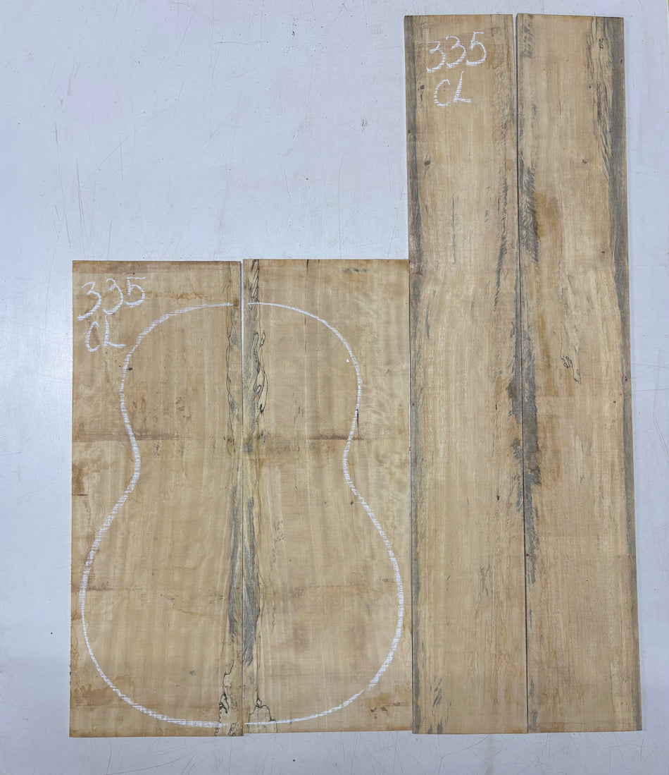 Juego de fondo y aros de guitarra de grado AAAA Dreadnought de palisandro de la India Oriental #61 