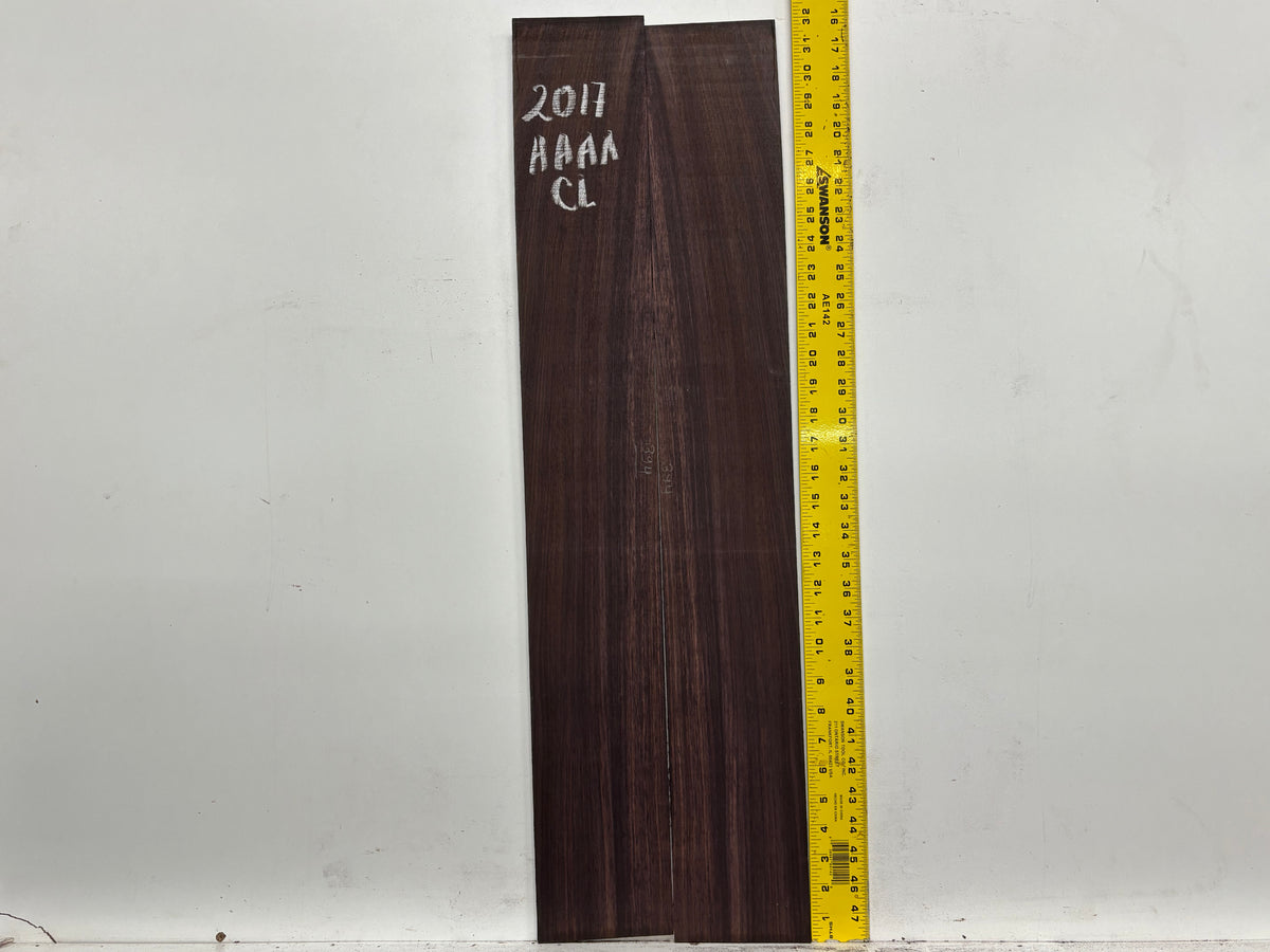 East Indian Rosewood Classical AAAA Grade Guitar Back & Side Set #2017 - Exotic Wood Zone