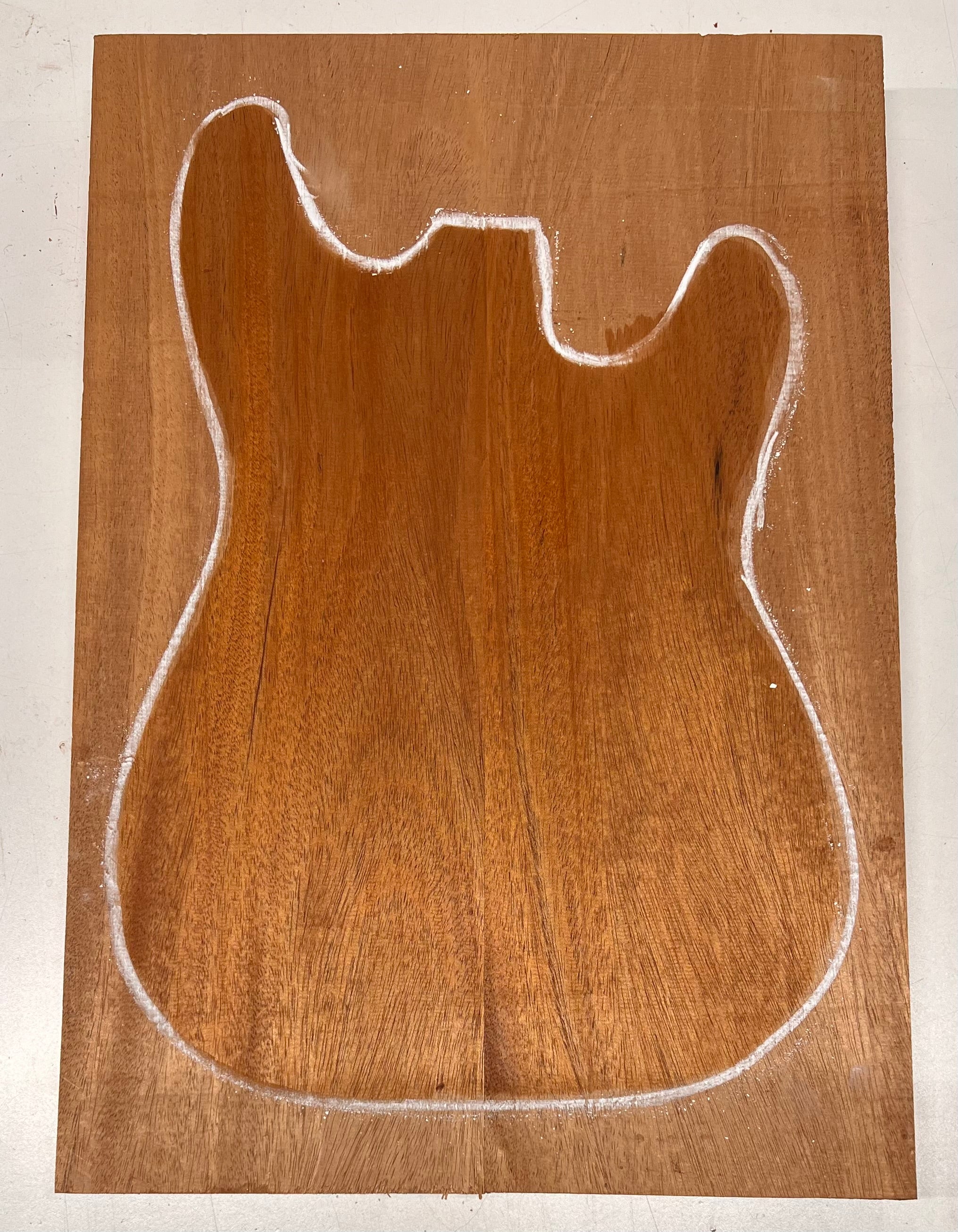 African Mahogany/Khaya Guitar Body Blanks, 21″ x 14-1/2″ x 1-3/4″ ,10 Lbs #03 - Exotic Wood Zone - Buy online Across USA 