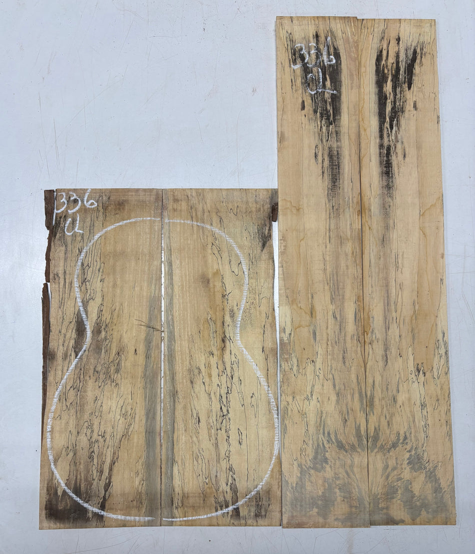 Juego de fondo y aros de guitarra de grado AAAA Dreadnought de palisandro de la India Oriental #61 