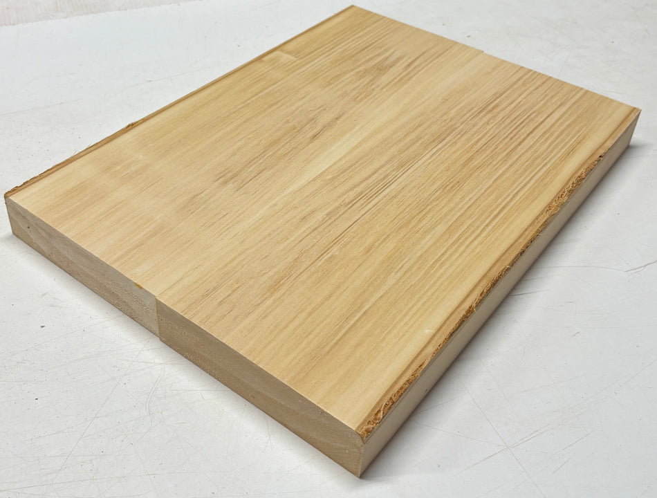 Basswood Guitar Body Blank- 21" x 15" x 1-7/8" (2 Pieces-Glued) #552