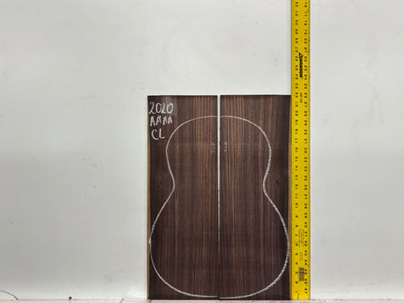 East Indian Rosewood Classical AAAA Grade Guitar Back & Side Set #2020 - Exotic Wood Zone