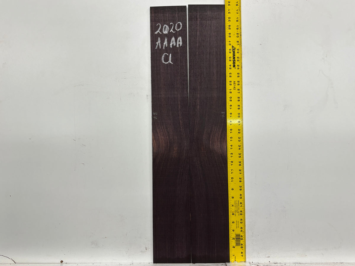 East Indian Rosewood Classical AAAA Grade Guitar Back & Side Set #2020 - Exotic Wood Zone