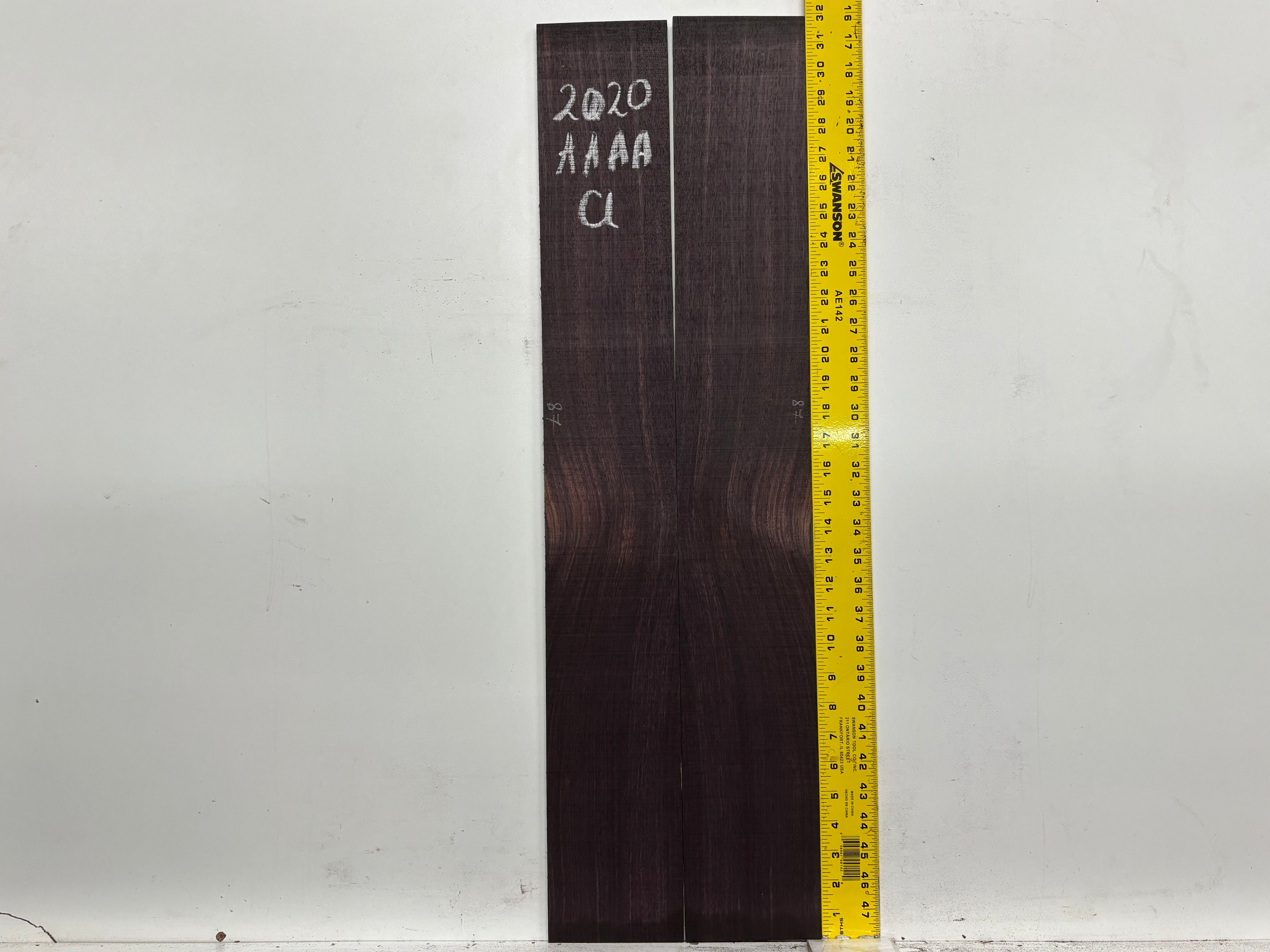 East Indian Rosewood Classical AAAA Grade Guitar Back & Side Set #2020 - Exotic Wood Zone