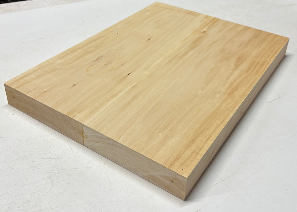 Basswood Guitar Body Blank- 21" x 15" x 1-7/8" (2 Pieces-Glued) #553