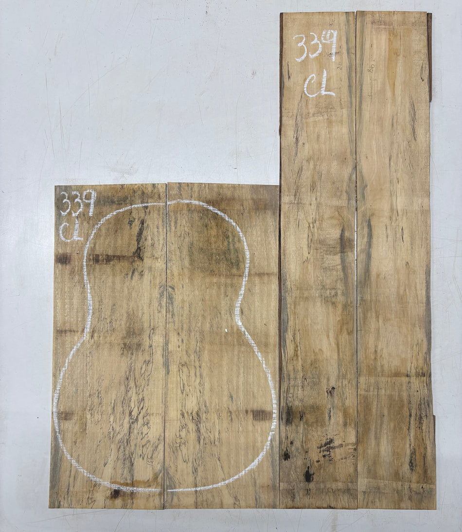 Juego de fondo y aros de guitarra de grado AAAA Dreadnought de palisandro de la India Oriental #61 