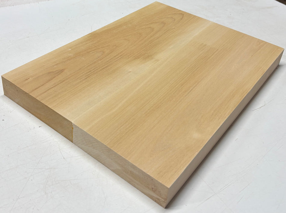 Basswood Guitar Body Blank- 21" x 15" x 1-7/8" (2 Pieces-Glued) #554