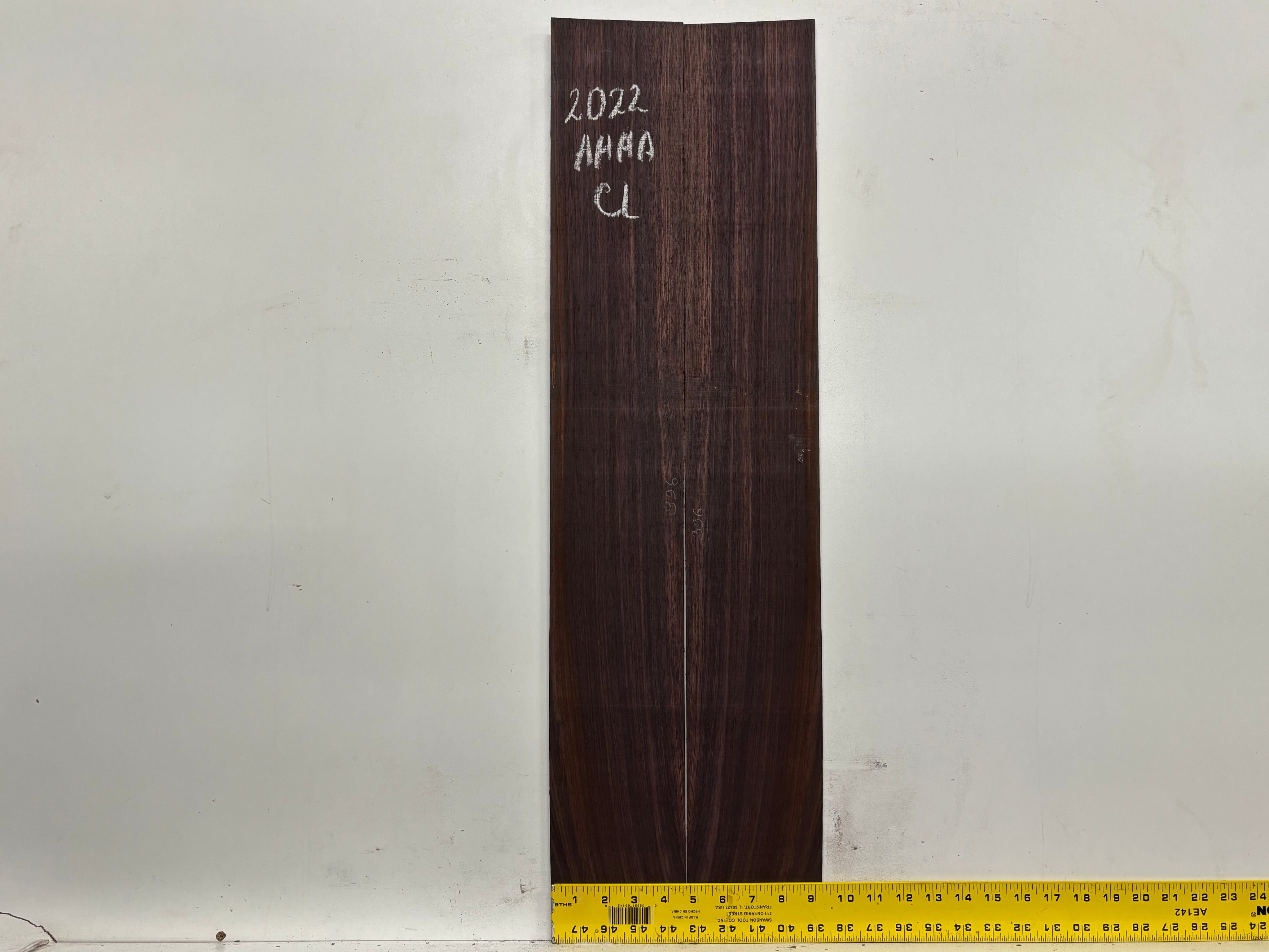 East Indian Rosewood Classical AAAA Grade Guitar Back & Side Set #2022 - Exotic Wood Zone