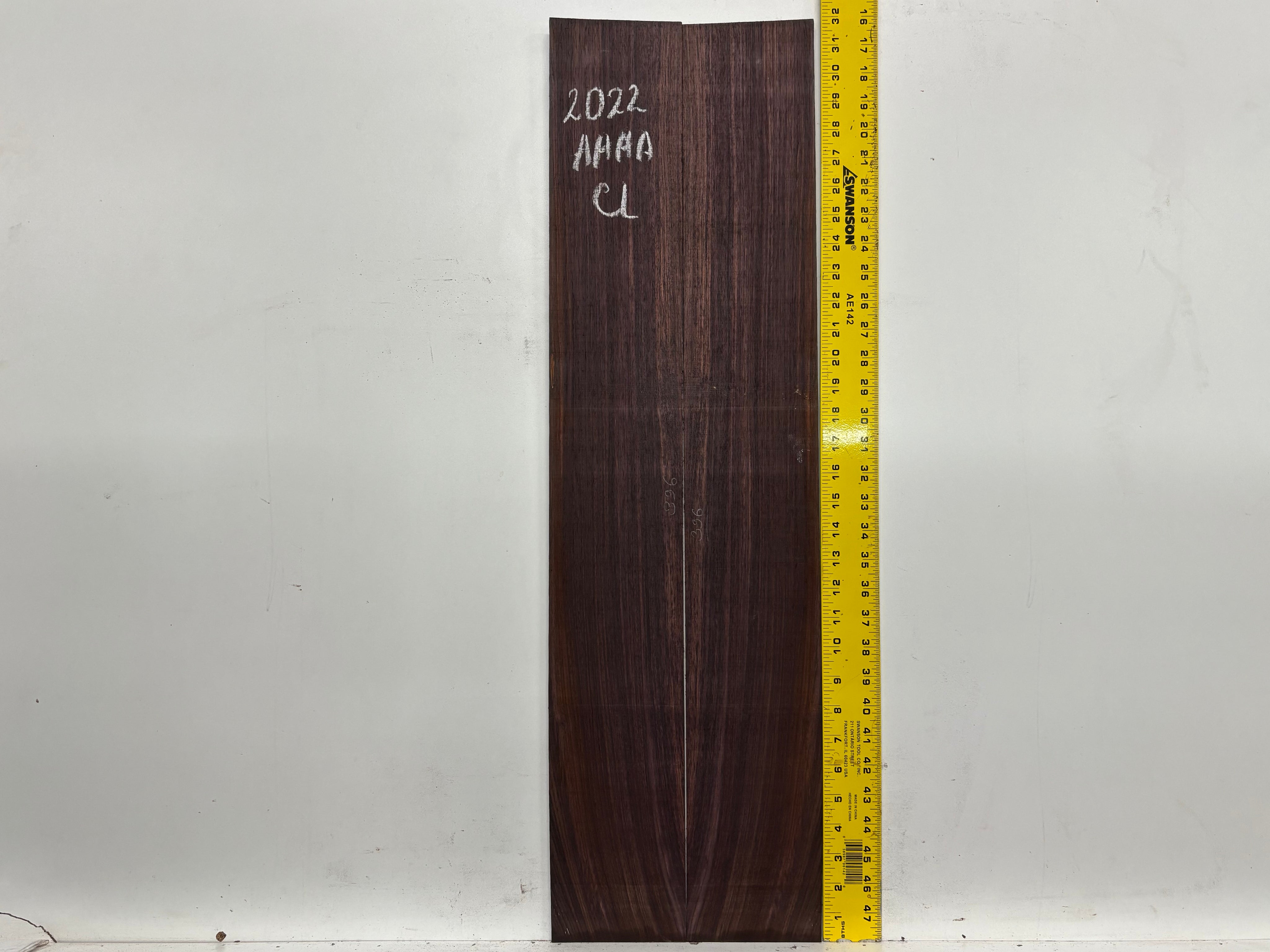East Indian Rosewood Classical AAAA Grade Guitar Back & Side Set #2022 - Exotic Wood Zone
