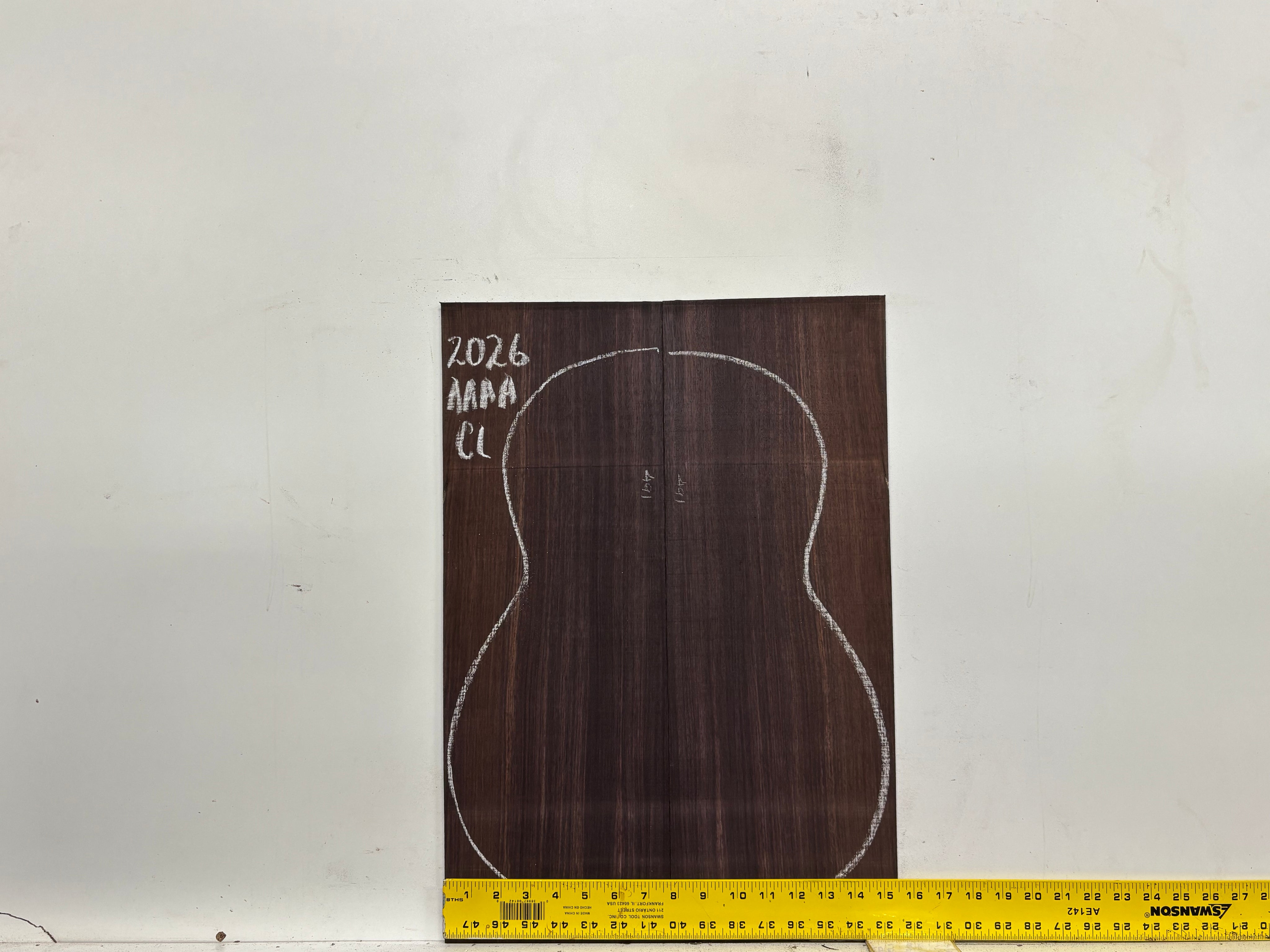 East Indian Rosewood Classical AAAA Grade Guitar Back & Side Set #2026 - Exotic Wood Zone