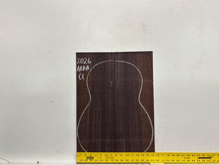 East Indian Rosewood Classical AAAA Grade Guitar Back & Side Set #2026 - Exotic Wood Zone