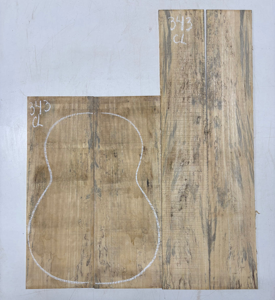 Juego de fondo y aros de guitarra de grado AAAA Dreadnought de palisandro de la India Oriental #61 