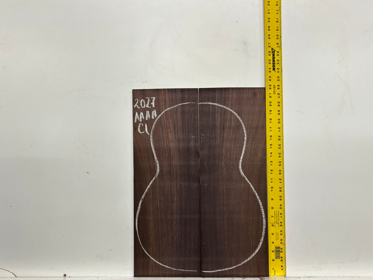 East Indian Rosewood Classical AAAA Grade Guitar Back & Side Set #2027 - Exotic Wood Zone