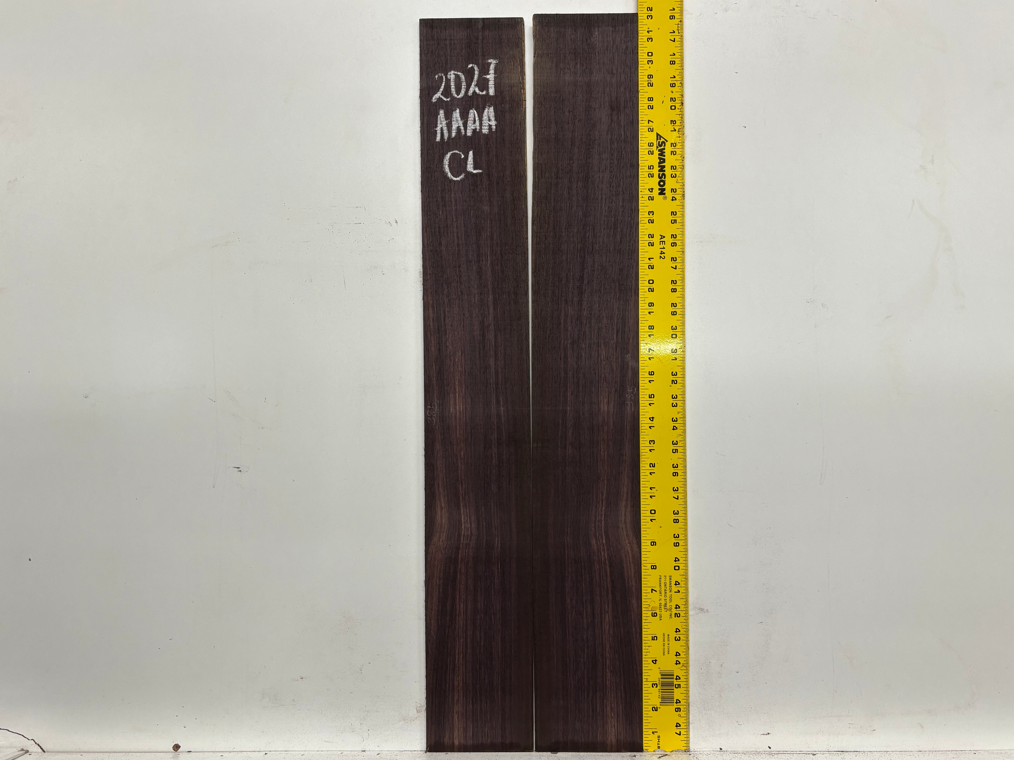 East Indian Rosewood Classical AAAA Grade Guitar Back & Side Set #2027 - Exotic Wood Zone