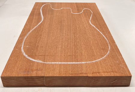 African Mahogany/Khaya Guitar Body Blanks, 21″ x 15″ x 2″ ,14 Lbs #09 - Exotic Wood Zone - Buy online Across USA 