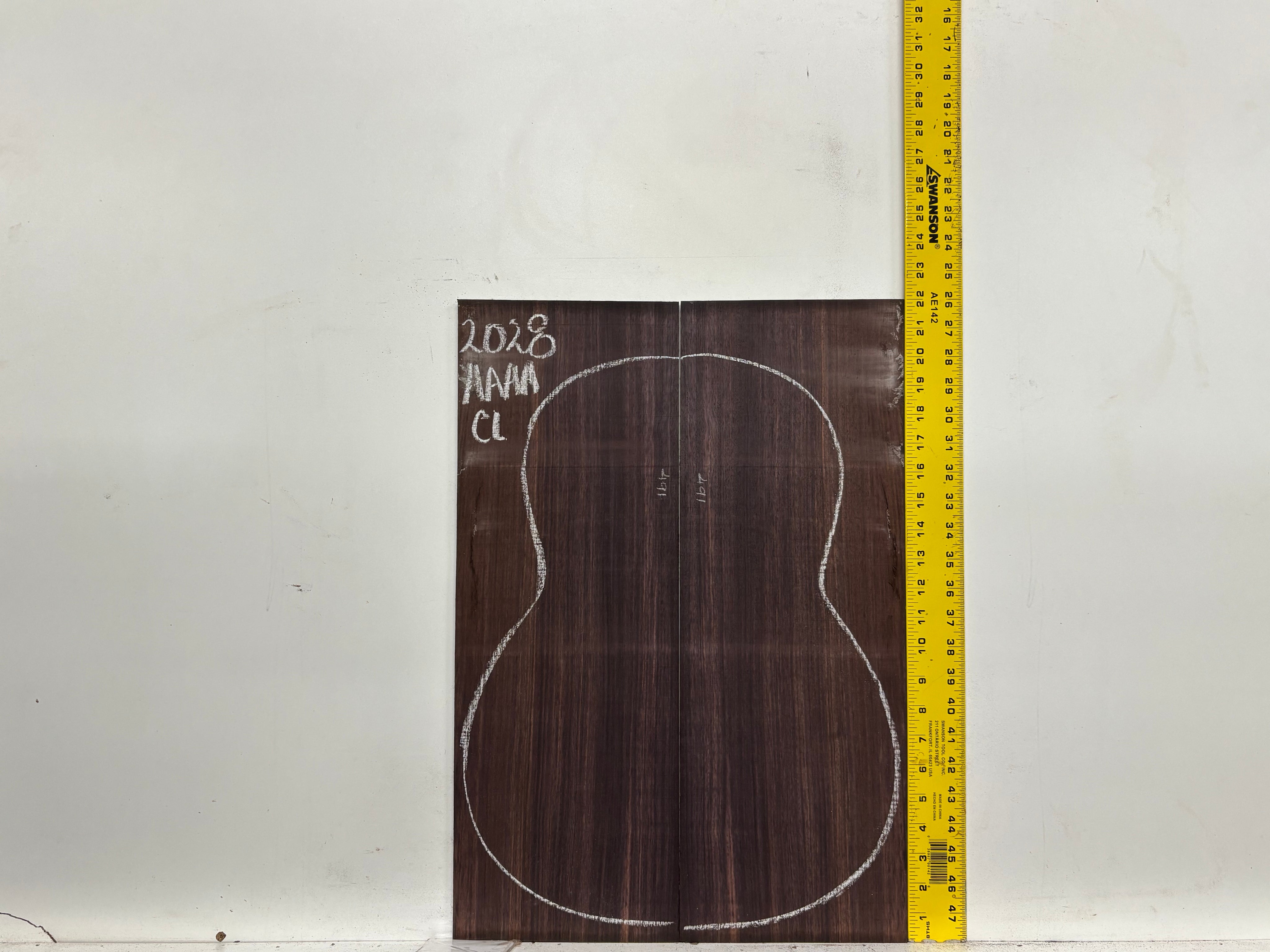 East Indian Rosewood Classical AAAA Grade Guitar Back & Side Set #2028 - Exotic Wood Zone