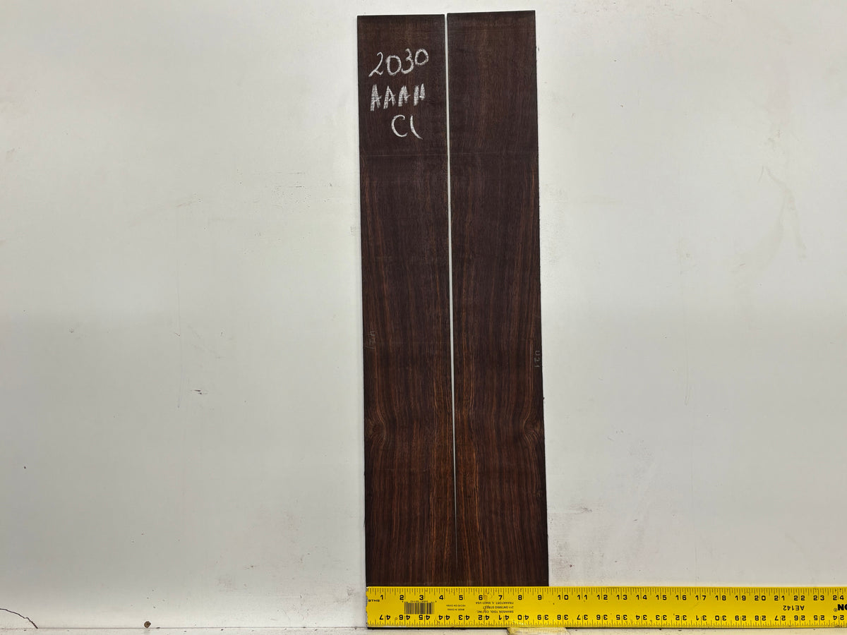 East Indian Rosewood Classical AAAA Grade Guitar Back & Side Set #2030 - Exotic Wood Zone