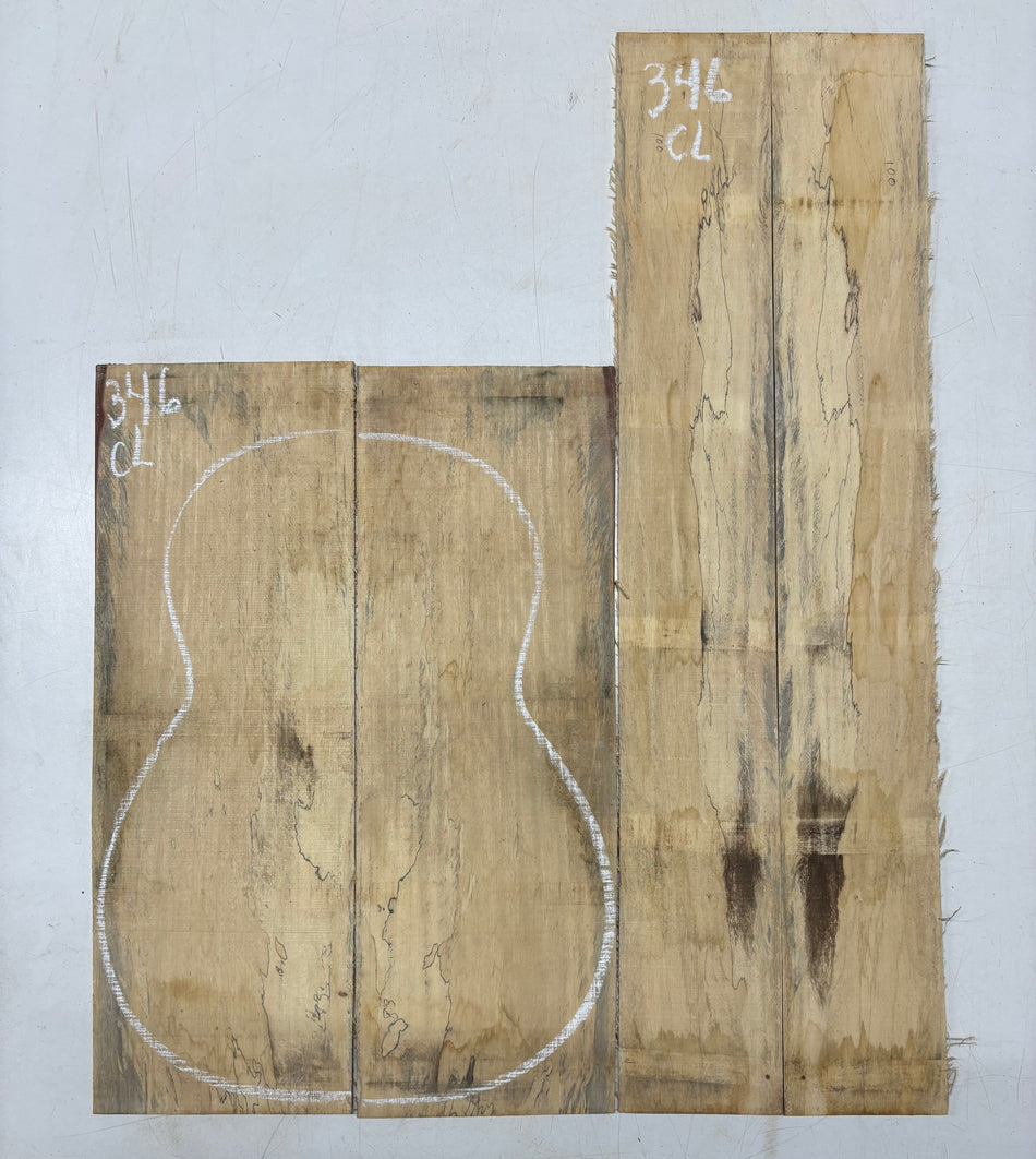 Juego de fondo y aros de guitarra de grado AAAA Dreadnought de palisandro de la India Oriental #61 