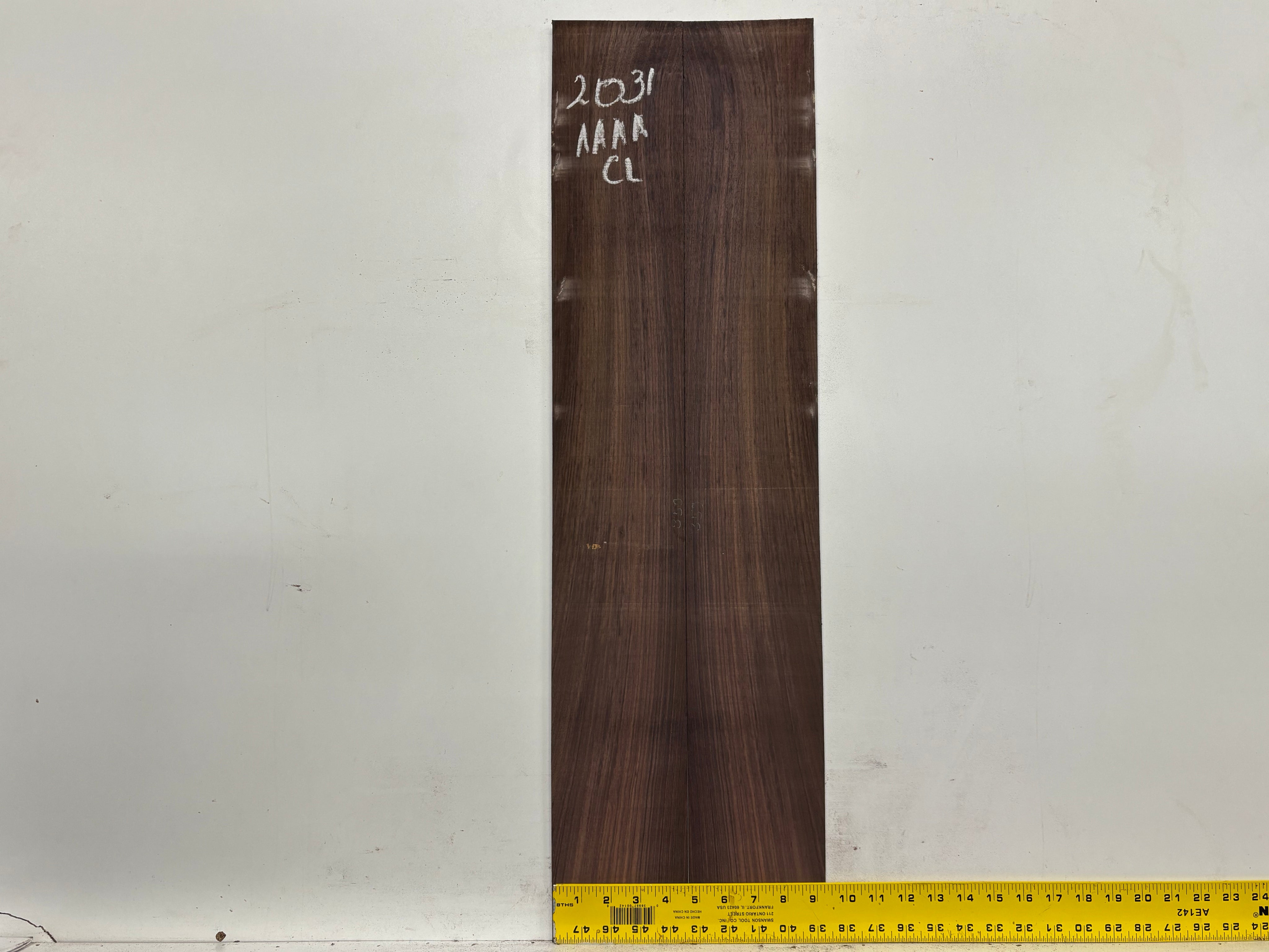 East Indian Rosewood Classical AAAA Grade Guitar Back & Side Set #2031 - Exotic Wood Zone