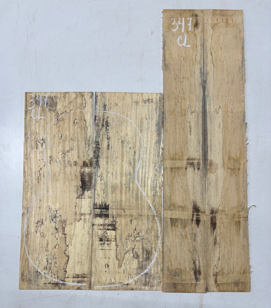 Juego de fondo y aros de guitarra de grado AAAA Dreadnought de palisandro de la India Oriental #61 