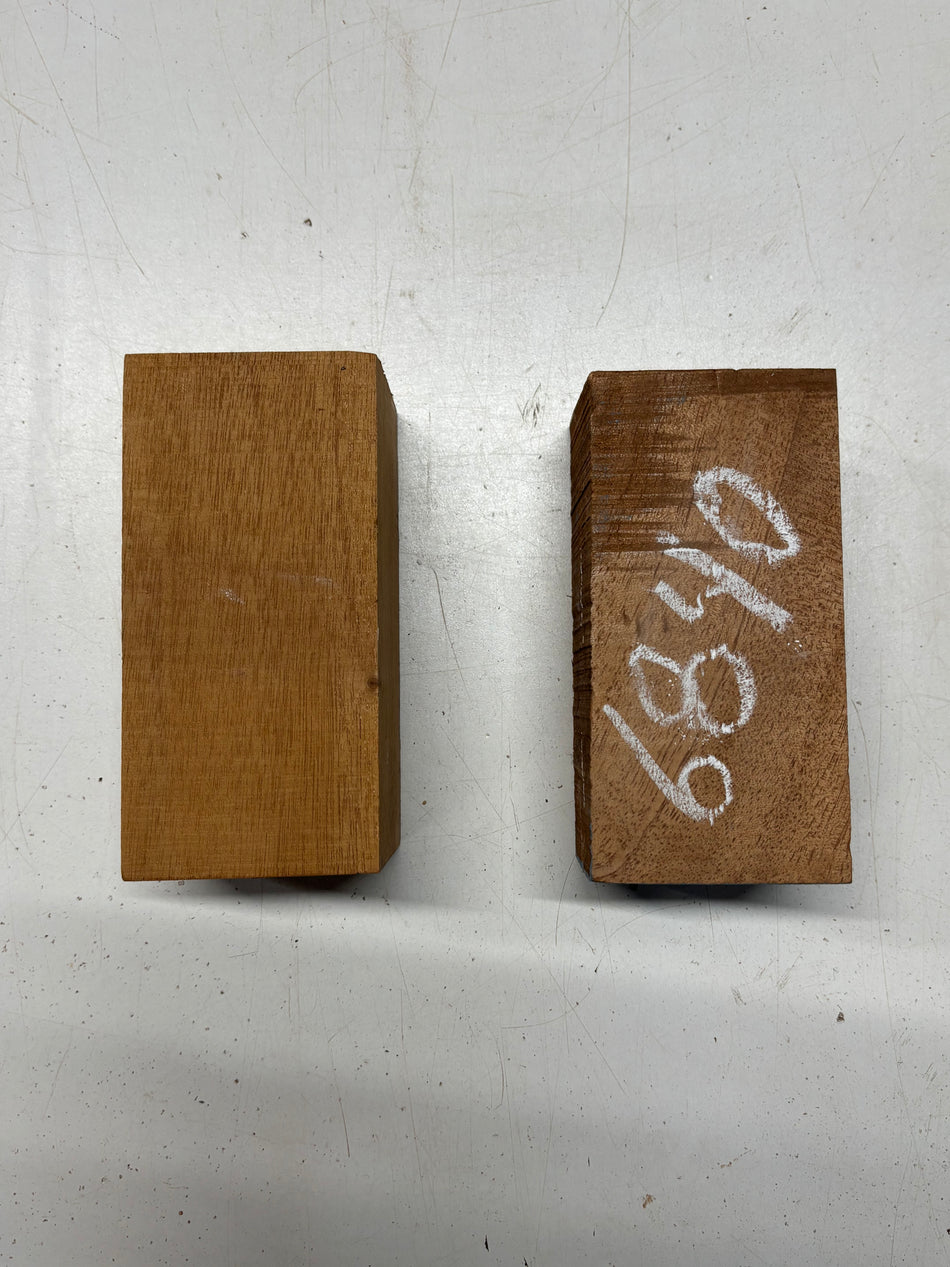 2 Pack, Mahogany Pepper Mill Blank 6"x2-7/8"x2-7/8" #6840