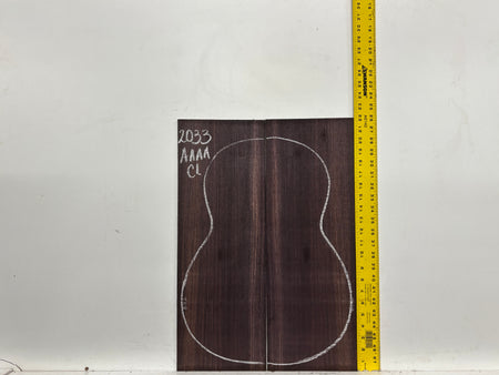 East Indian Rosewood Classical AAAA Grade Guitar Back & Side Set #2033 - Exotic Wood Zone