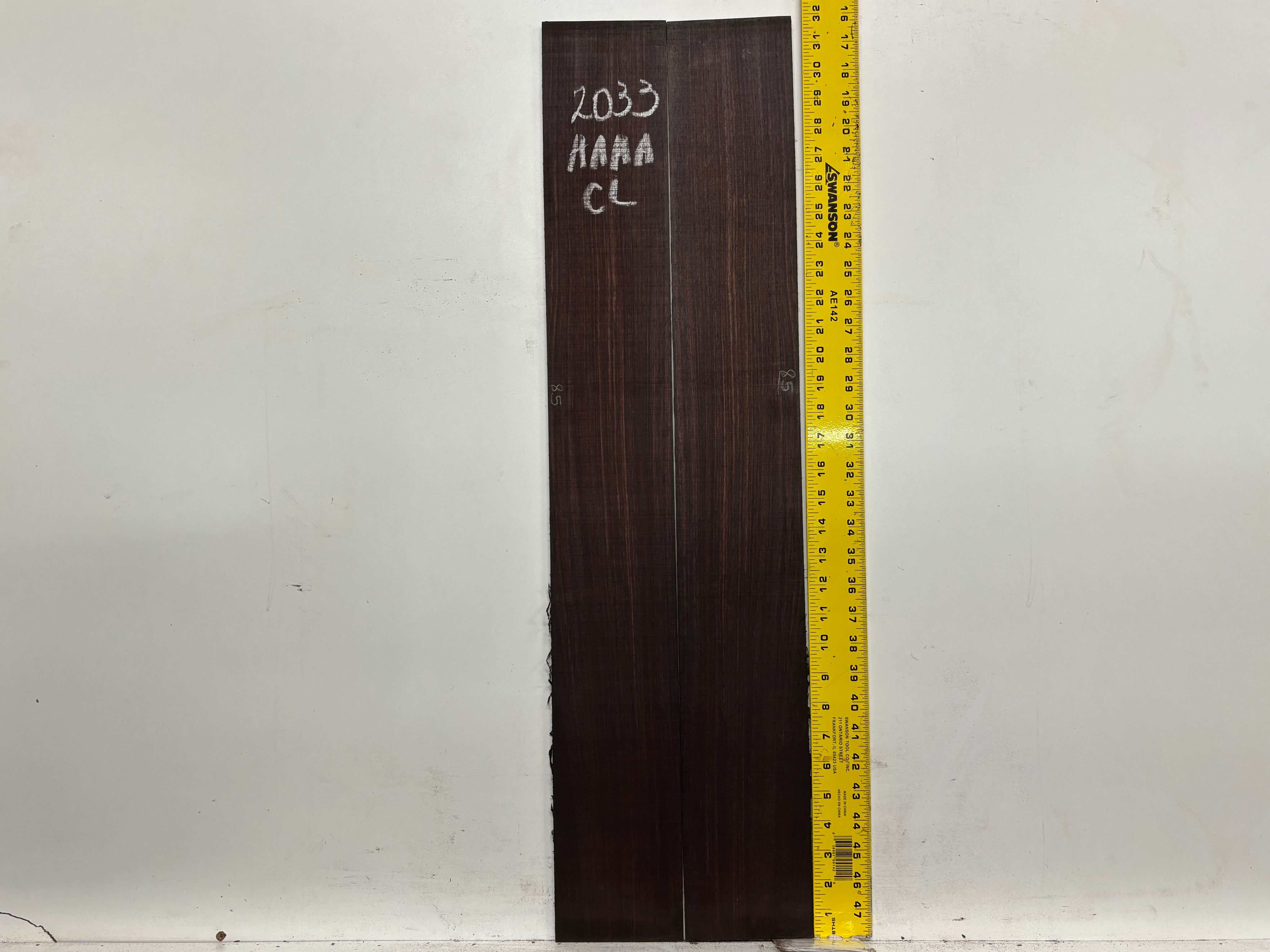 East Indian Rosewood Classical AAAA Grade Guitar Back & Side Set #2033 - Exotic Wood Zone