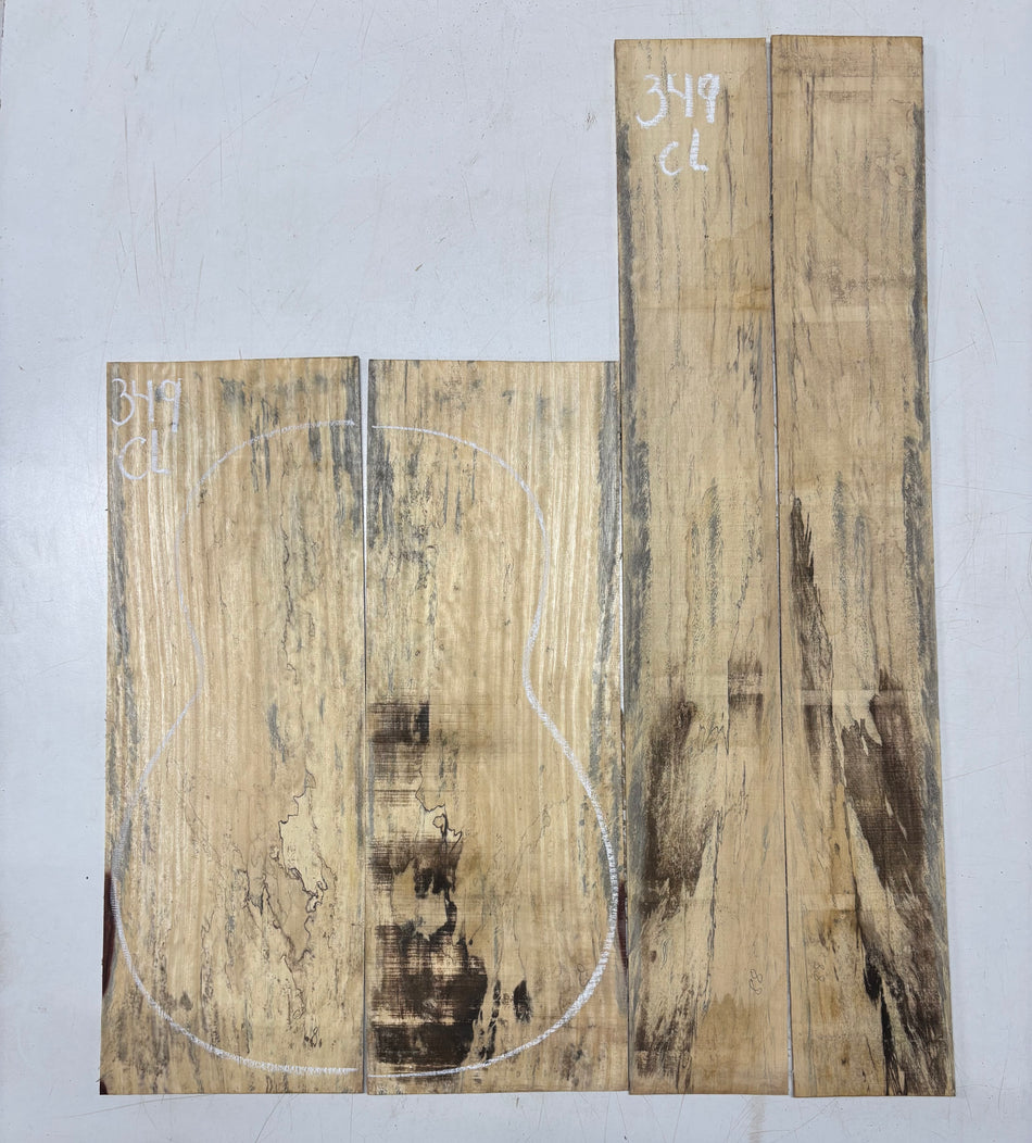 Juego de fondo y aros de guitarra de grado AAAA Dreadnought de palisandro de la India Oriental #61 