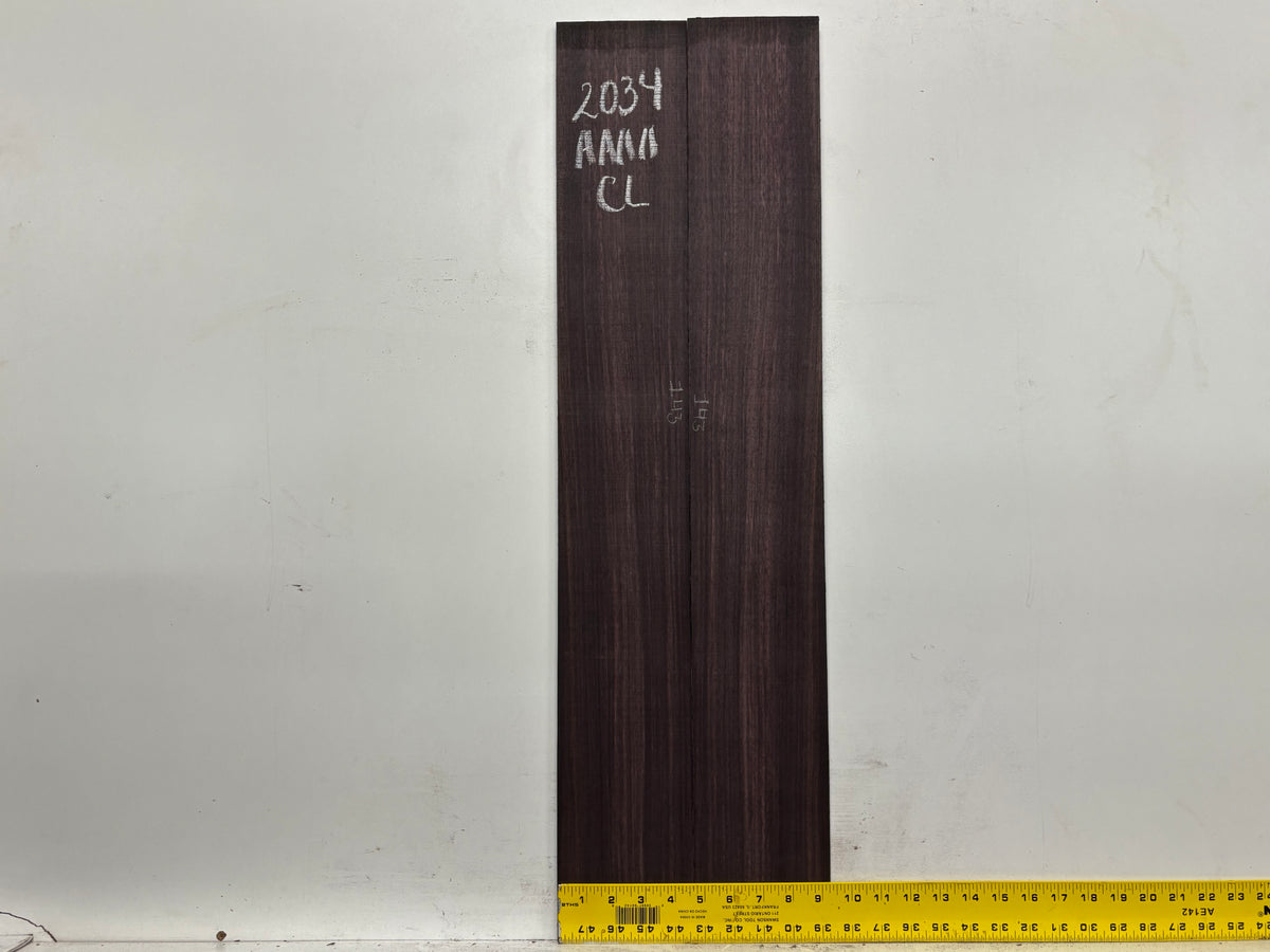 East Indian Rosewood Classical AAAA Grade Guitar Back & Side Set #2034 - Exotic Wood Zone