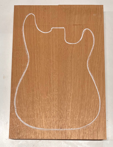 African Mahogany/Khaya Guitar Body Blanks, 21″ x 14″ x 1-3/4″ ,11 Lbs #13 - Exotic Wood Zone - Buy online Across USA 