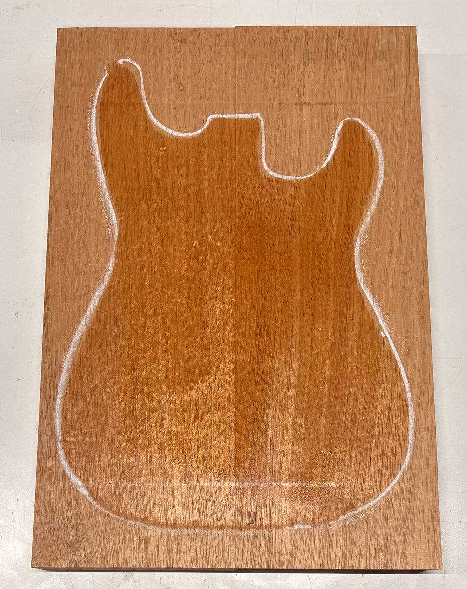 African Mahogany/Khaya Guitar Body Blanks, 21″ x 14″ x 1-3/4″ ,11 Lbs #13 - Exotic Wood Zone - Buy online Across USA 