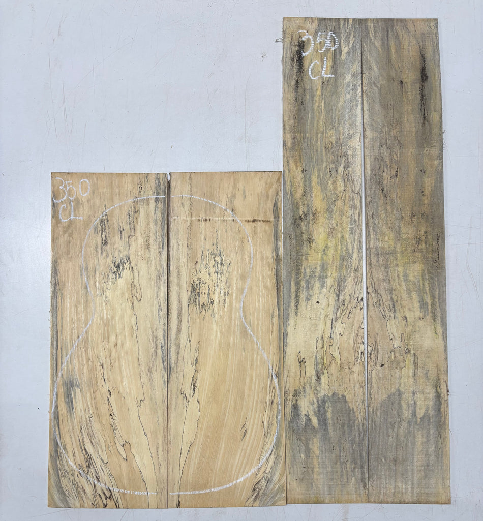 Juego de fondo y aros de guitarra de grado AAAA Dreadnought de palisandro de la India Oriental #61 