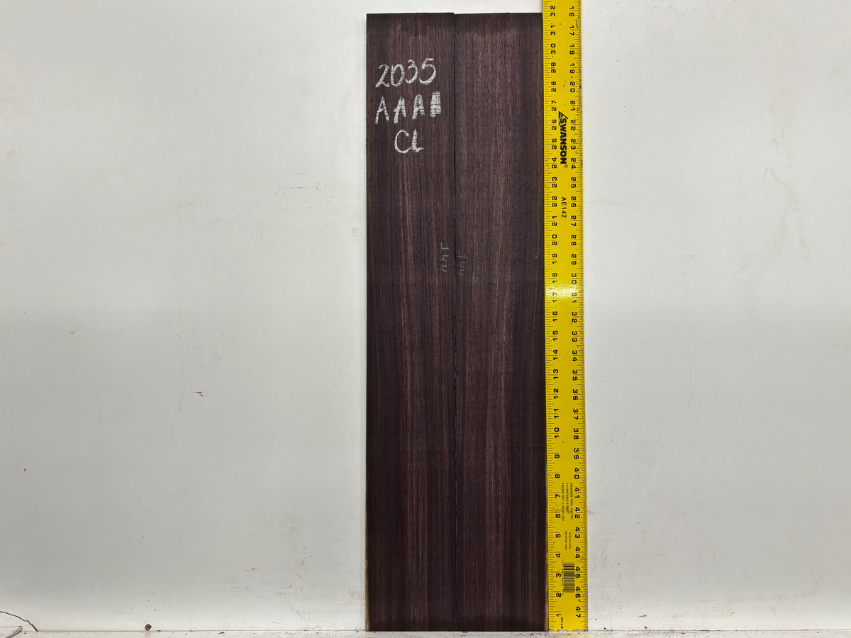 East Indian Rosewood Classical AAAA Grade Guitar Back & Side Set #2035 - Exotic Wood Zone