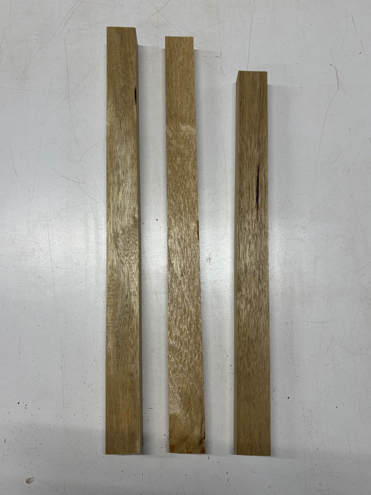 3 Pack, White Limba Thin Stock Lumber 22-3/4"x1-3/4"x1-1/4" , 25"x1-3/4"x1"  , 25"x1-3/4"x1-1/2"#6846 - Exotic Wood Zone