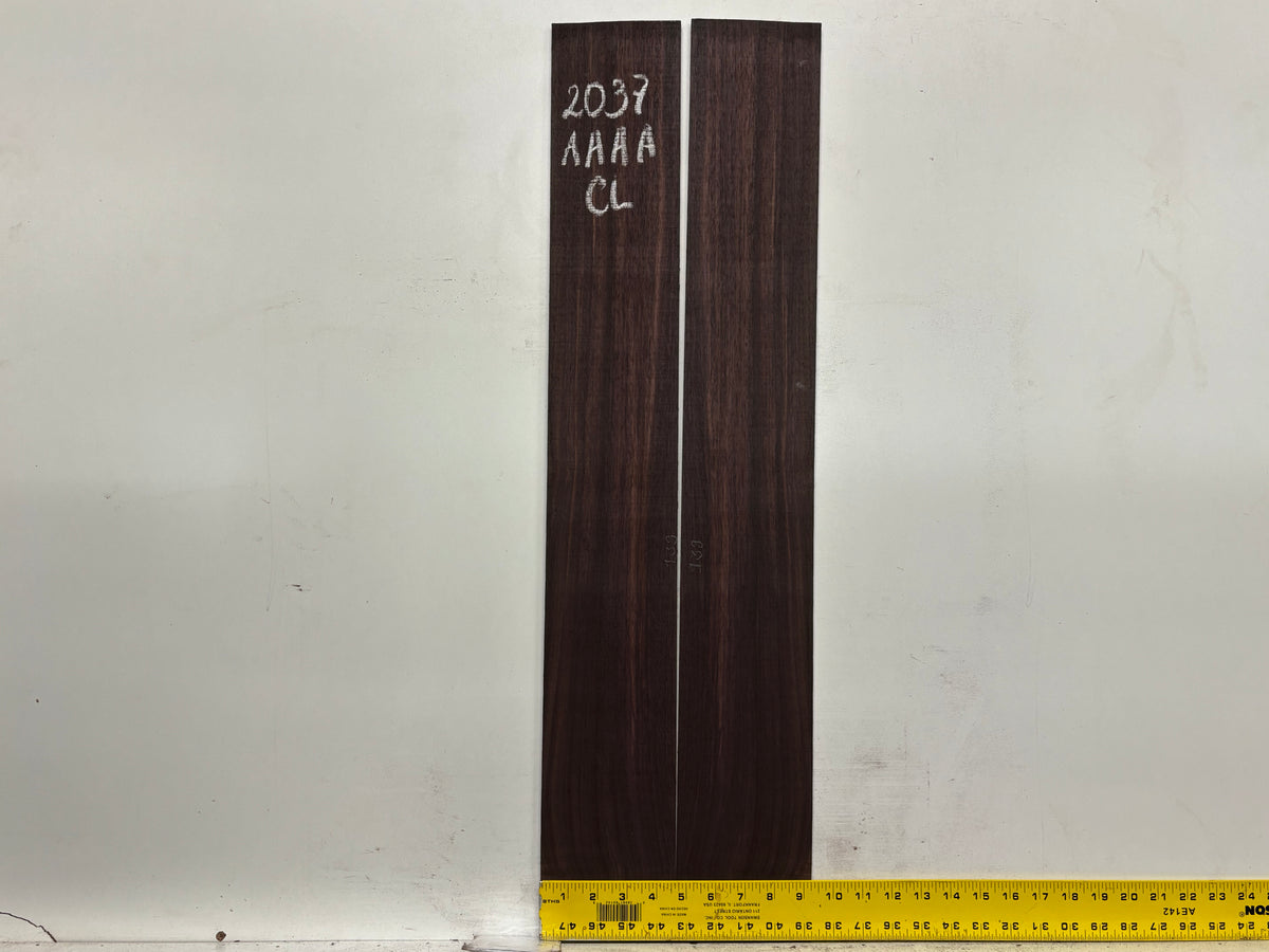 East Indian Rosewood Classical AAAA Grade Guitar Back & Side Set #2037 - Exotic Wood Zone