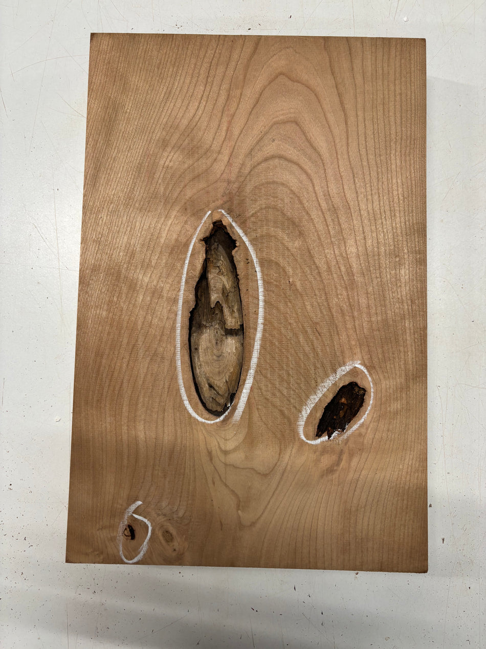 1 Piece, Cherry Lumber Board Blank 17-1/2"x11-1/2"x1-7/8"  #6851