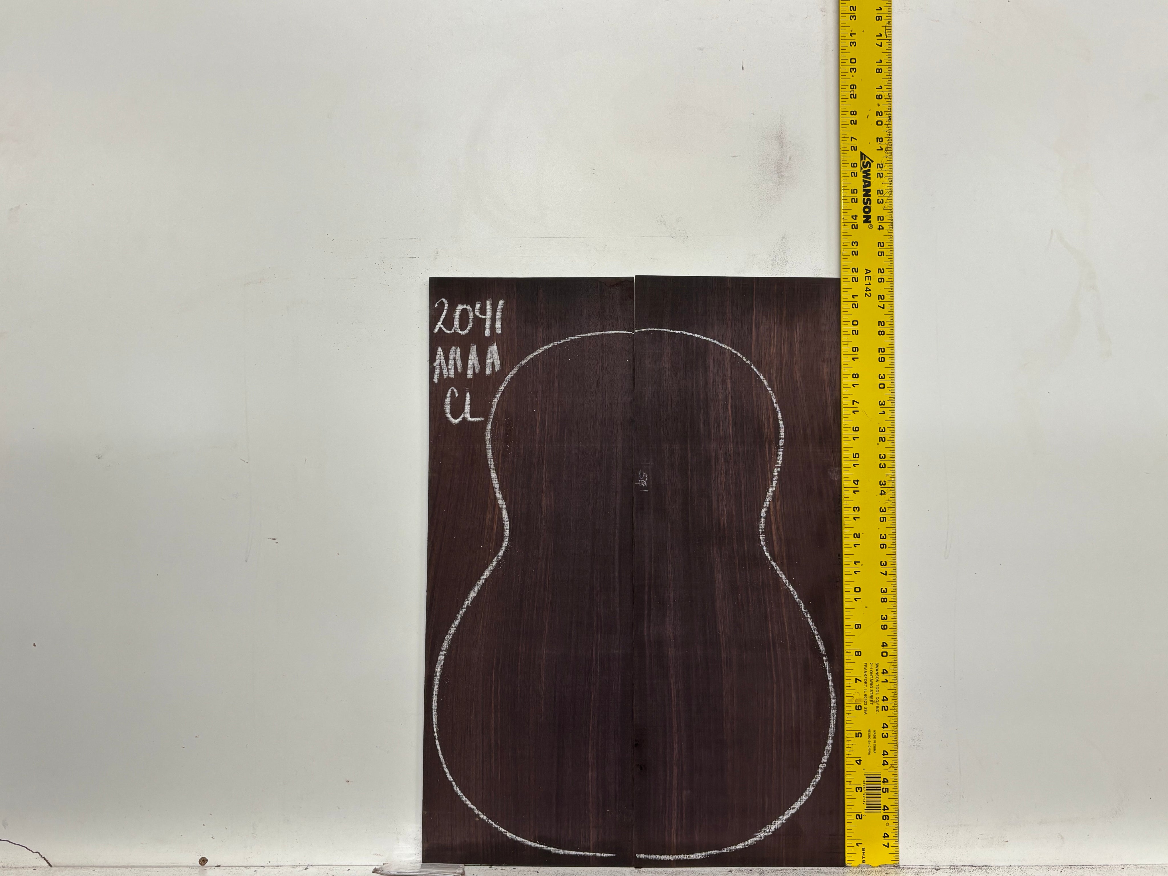 East Indian Rosewood Classical AAAA Grade Guitar Back & Side Set #2041 - Exotic Wood Zone
