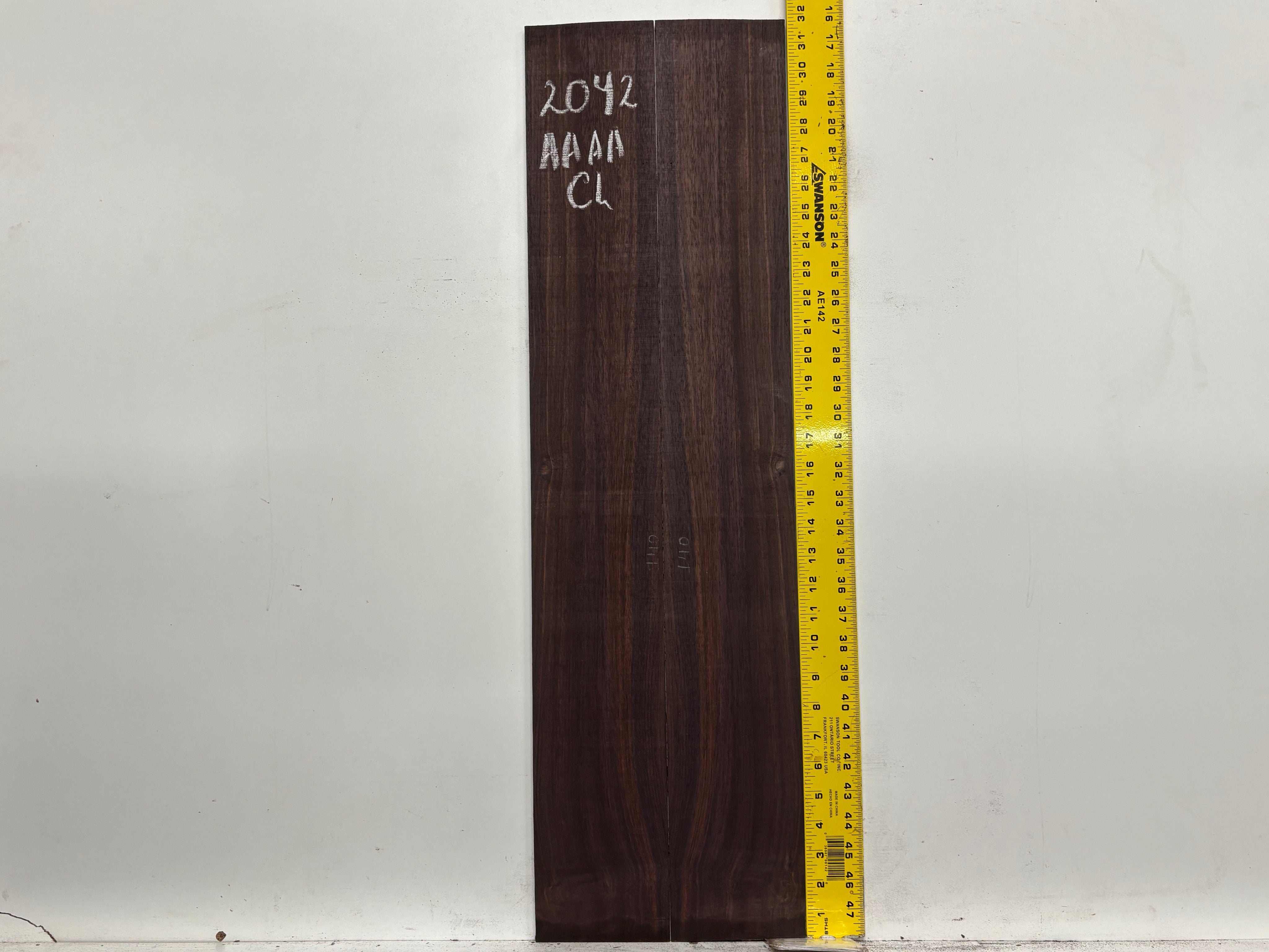 East Indian Rosewood Classical AAAA Grade Guitar Back & Side Set #2042 - Exotic Wood Zone